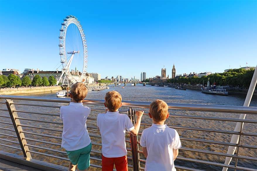 London views from Golden Jubilee Bridge