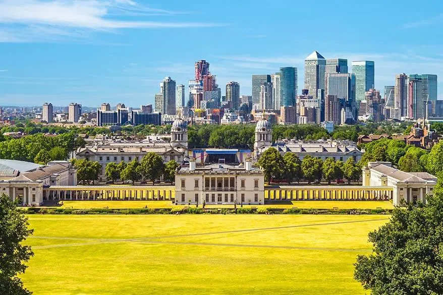 London views from Greenwich Park