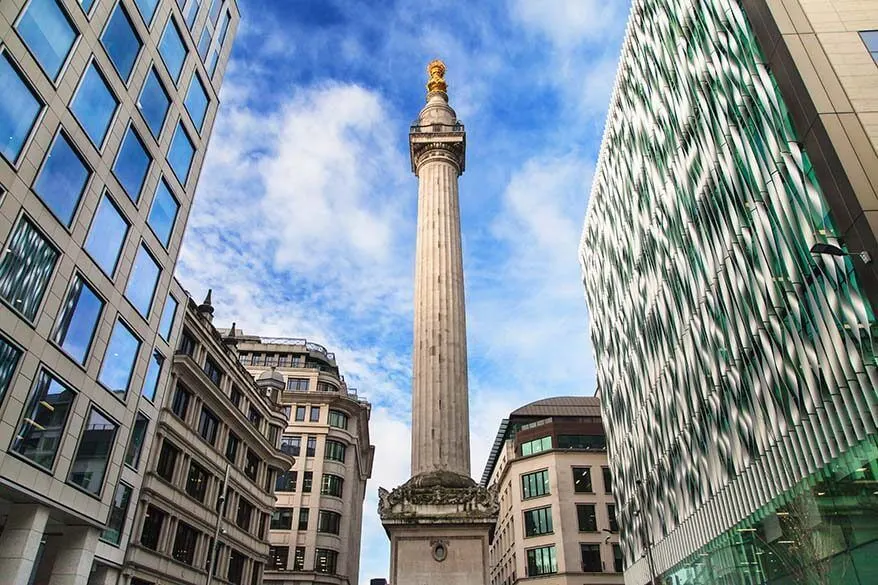 Monument to the Great Fire of London