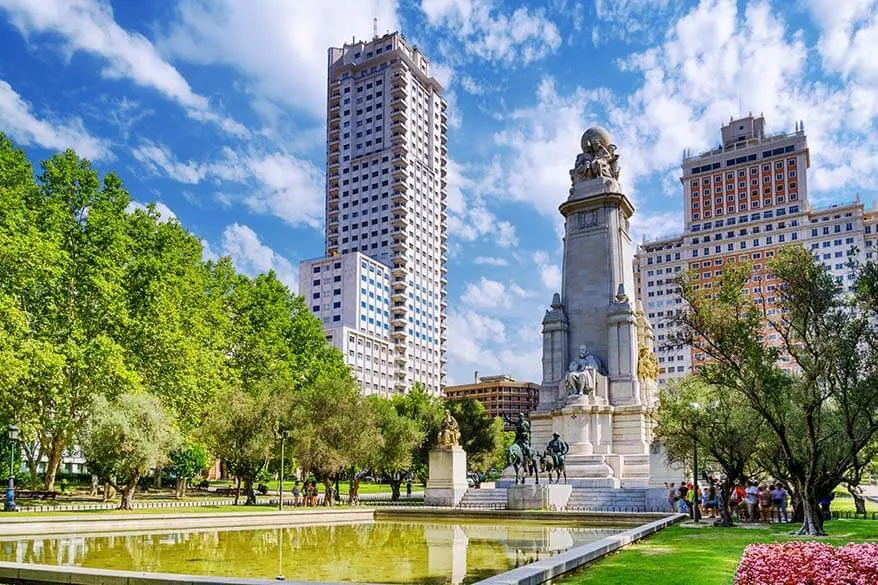 Plaza de Espana in Madrid