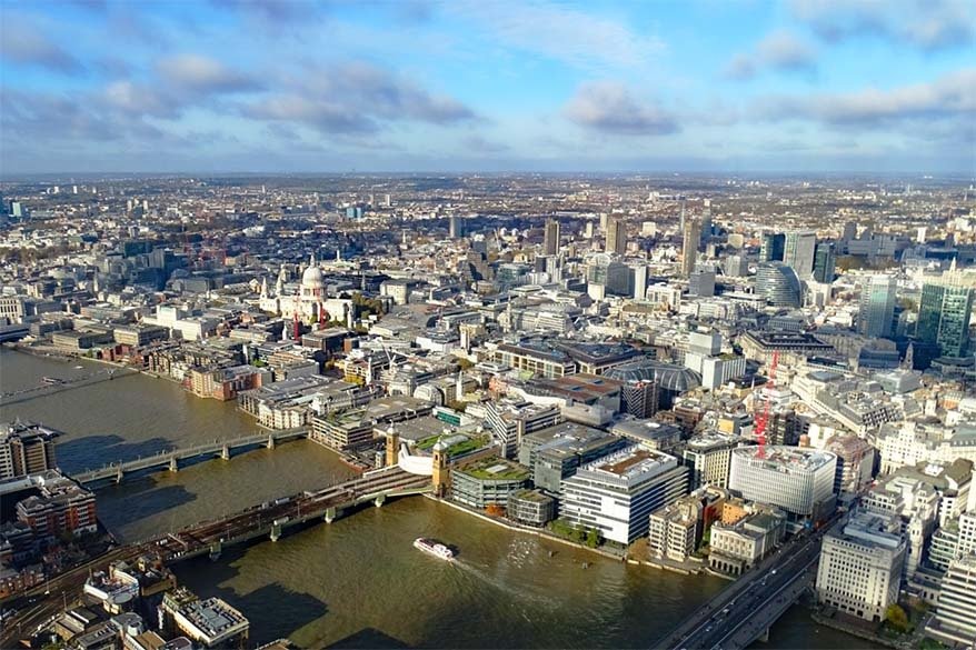 Views from The Shard