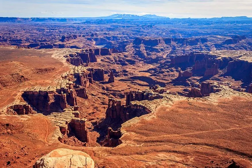 White Rim Overlook in Canyonlands National Park