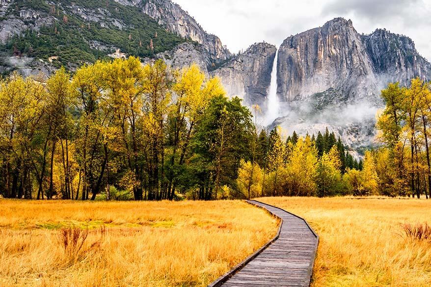 Yosemite in the fall