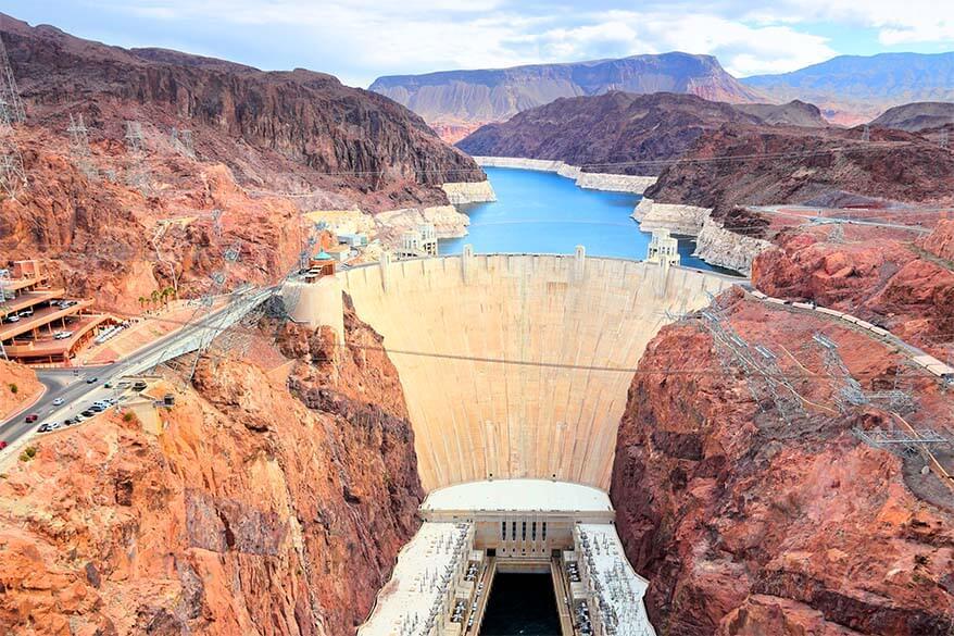 Hoover Dam is one of the most popular places to visit near Las Vegas