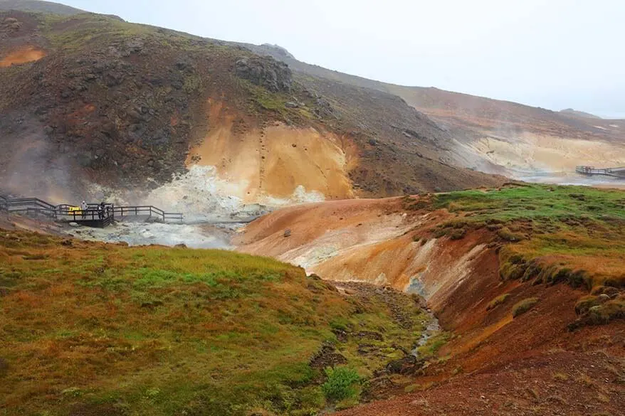 Seltun Geothermal Area in Reykjanes Peninsula