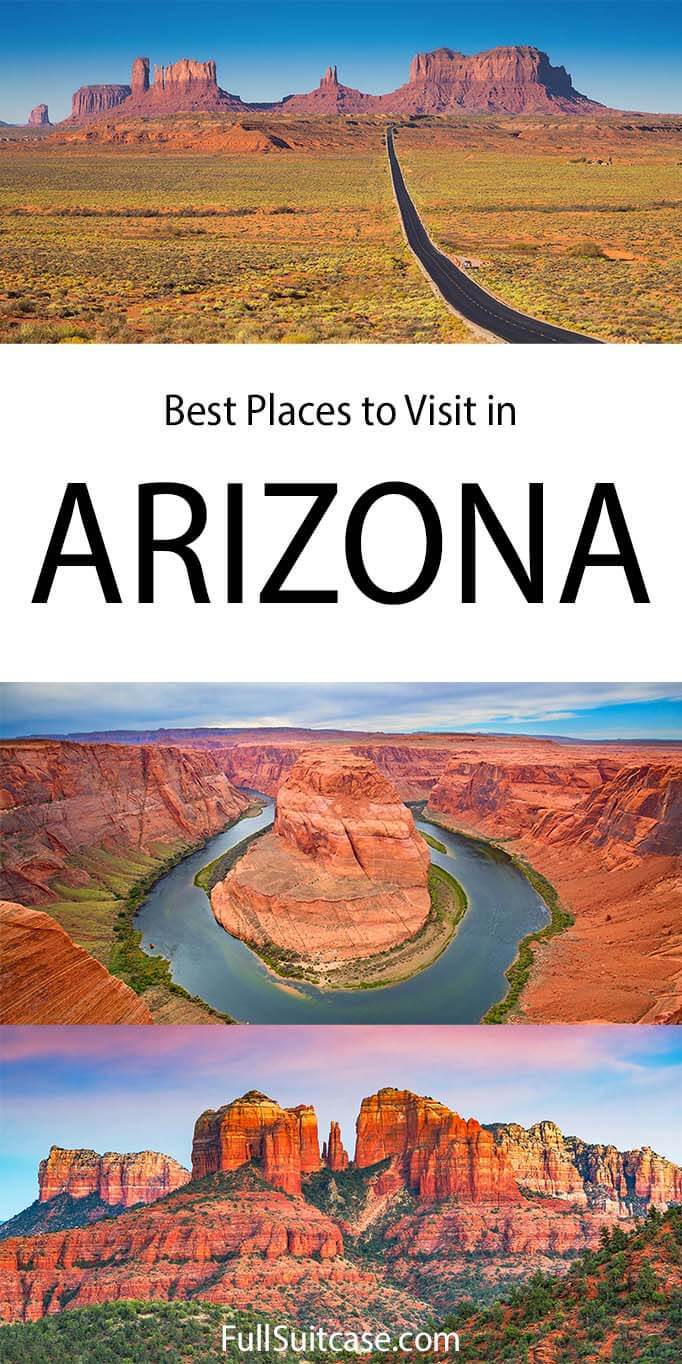 Best places to visit and top attractions in Arizona