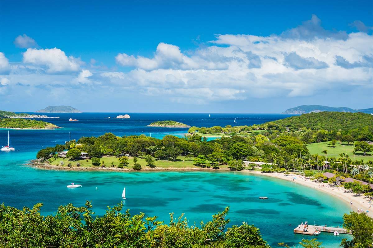 Caneel Bay in St John US Virgin Islands