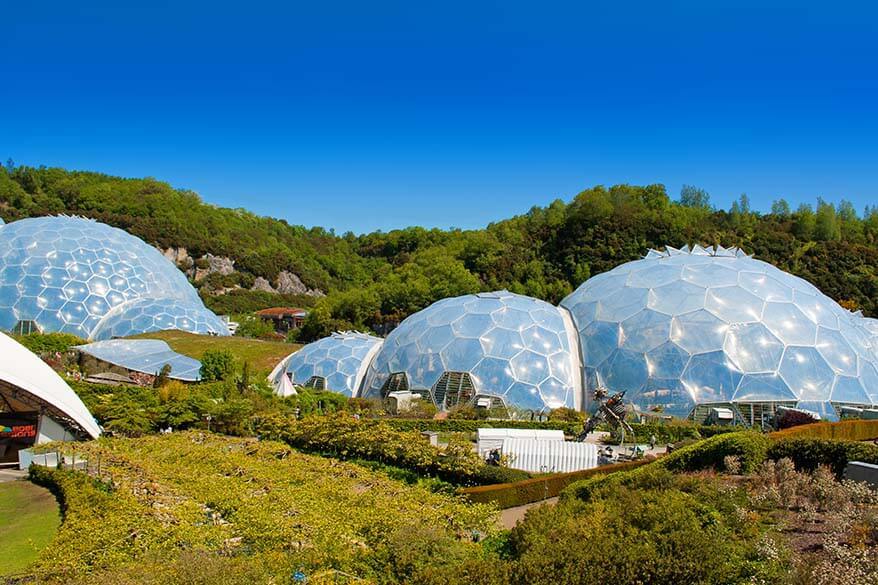 Eden Project is one of the popular Cornwall tourist attractions