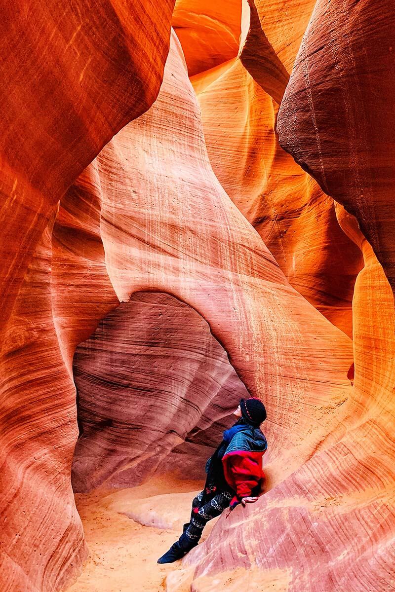 Lower Antelope Canyon in the morning