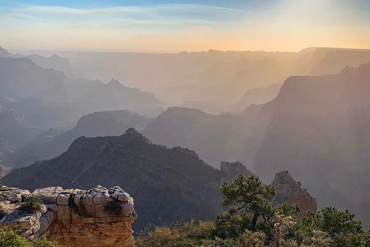 Secret Spot at Grandview Point at Grand Canyon