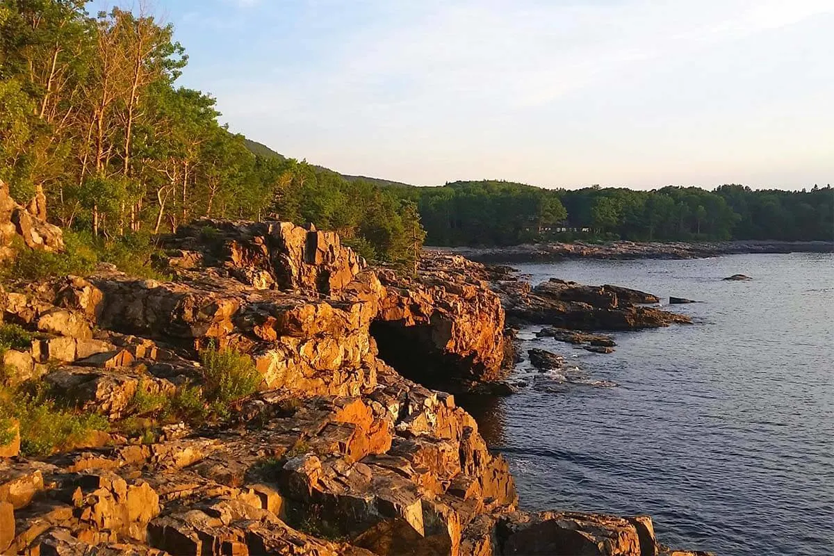 Scenery close to Anemone Cave in Acadia National Park