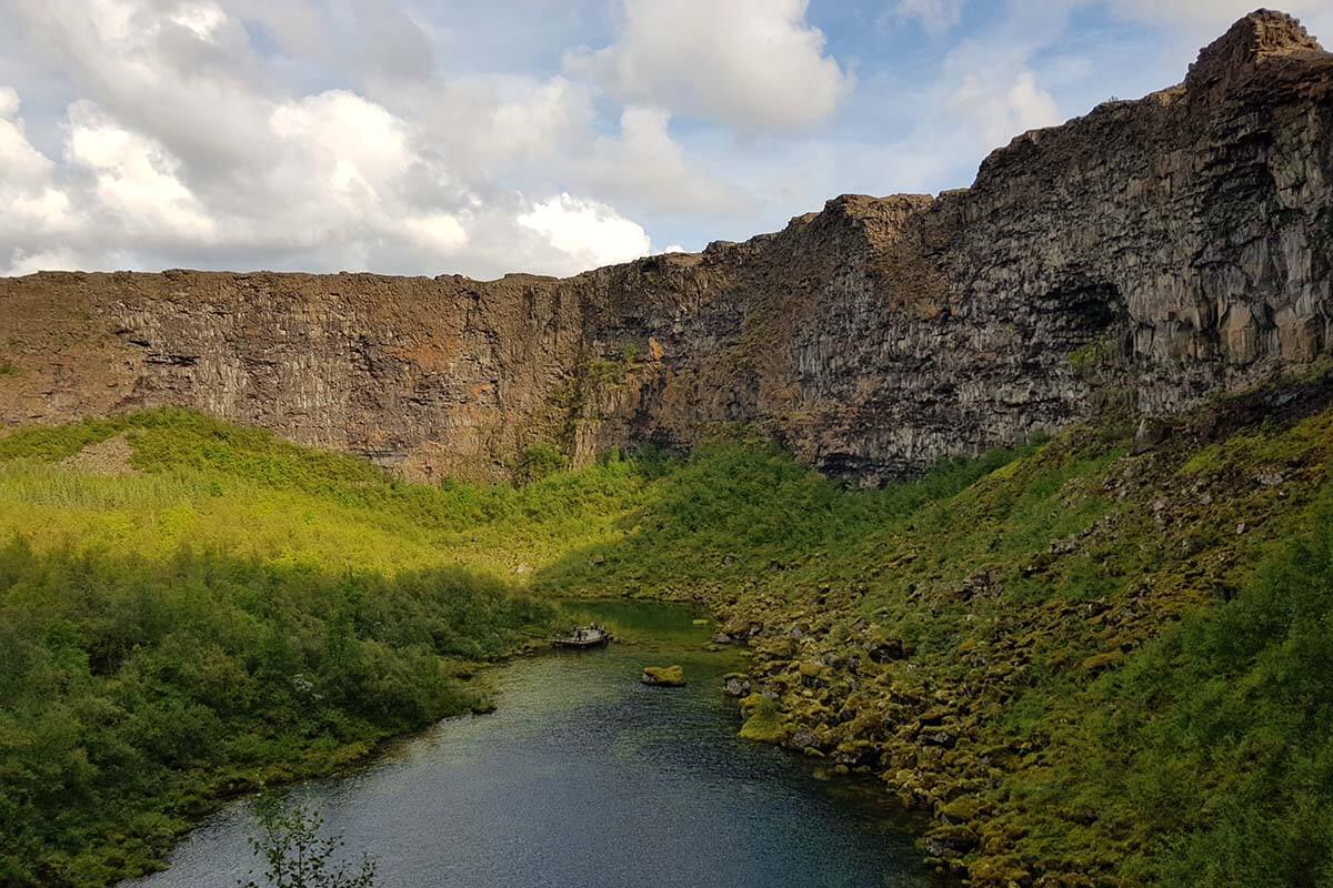 Asbyrgi Canyon in Iceland