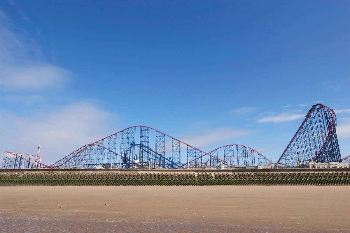 Blackpool Pleasure Beach - The Big One roller coaster