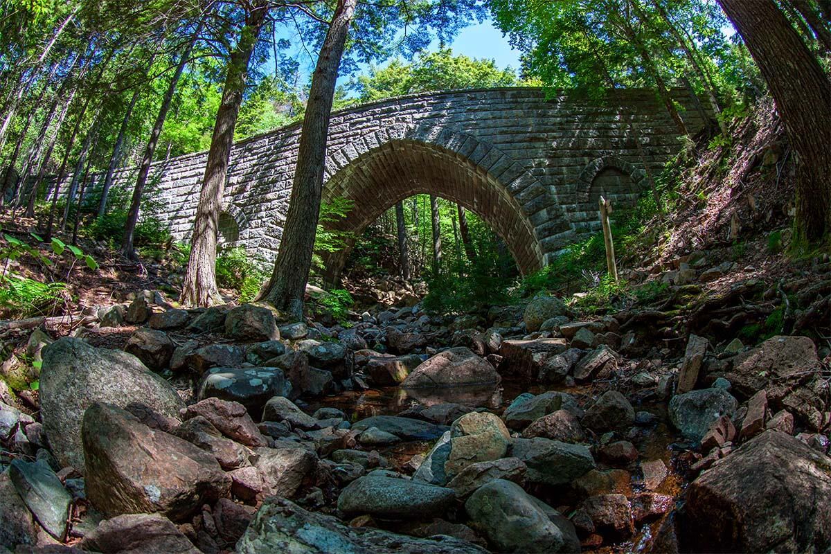 Carriage Road Bridge in Acadia National Park