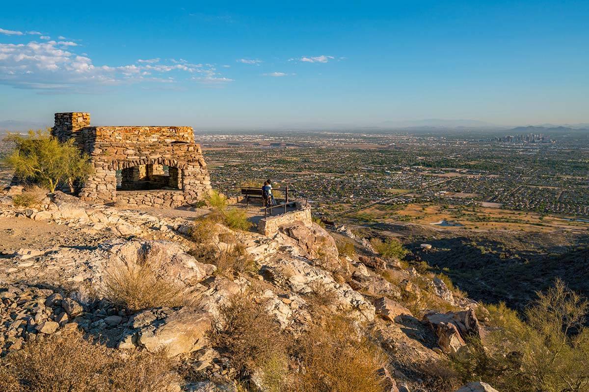 Dobbins Lookout in South Mountain Park Phoenix AZ