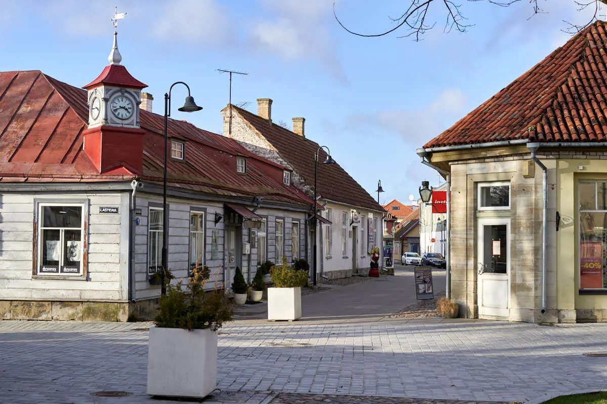 Kuressaare Old Town in Estonia