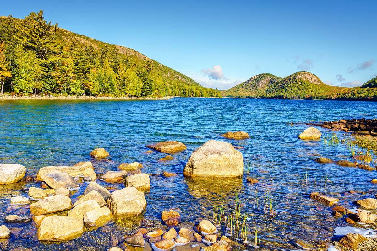 Jordan Pond in Acadia National Park