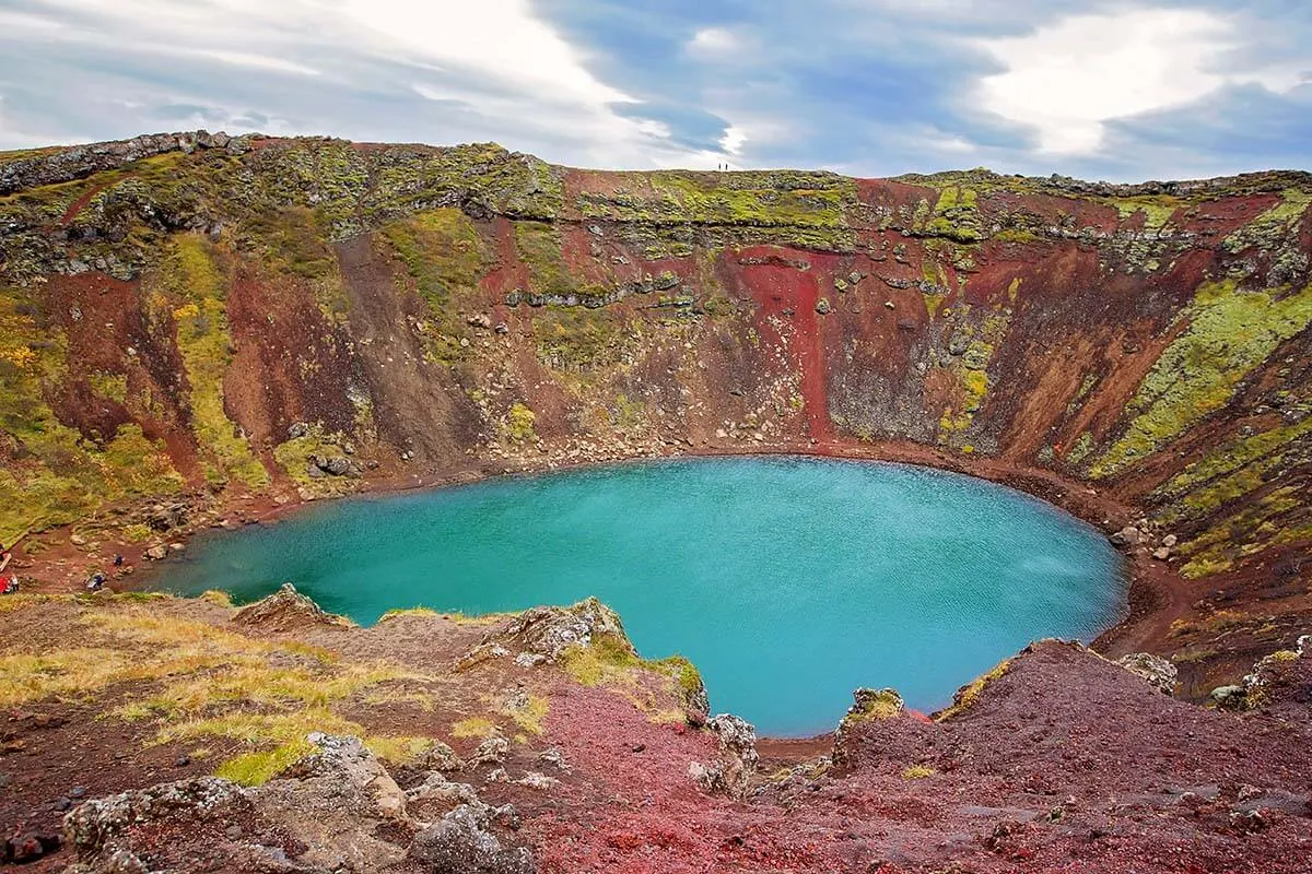 Kerid Crater in Iceland