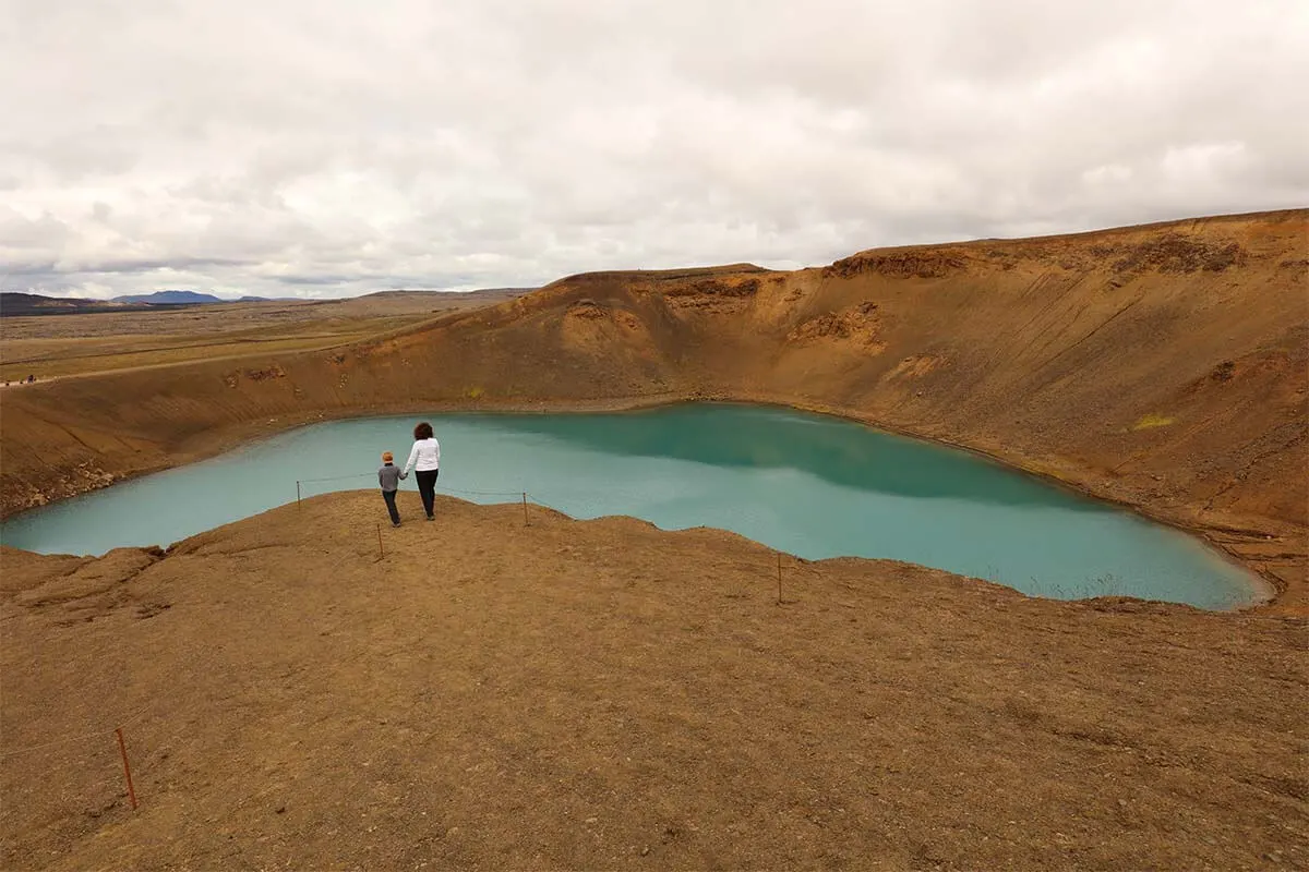 Krafla volcano in Iceland