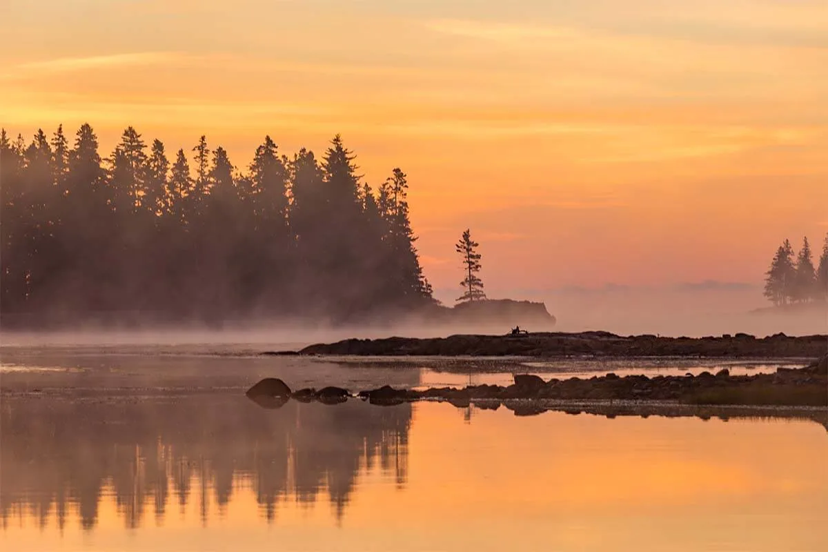 Schoodic Peninsula in Acadia National Park USA