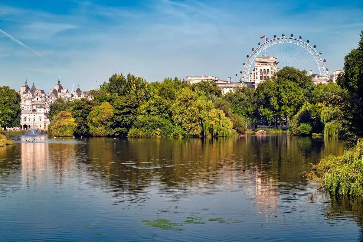 St Jame's Park in central London