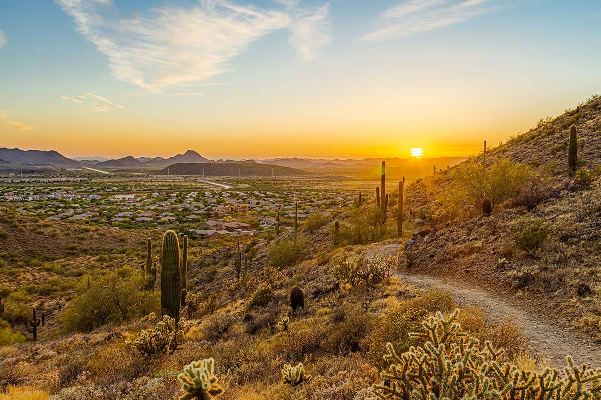 Phoenix metropolitan area in Arizona