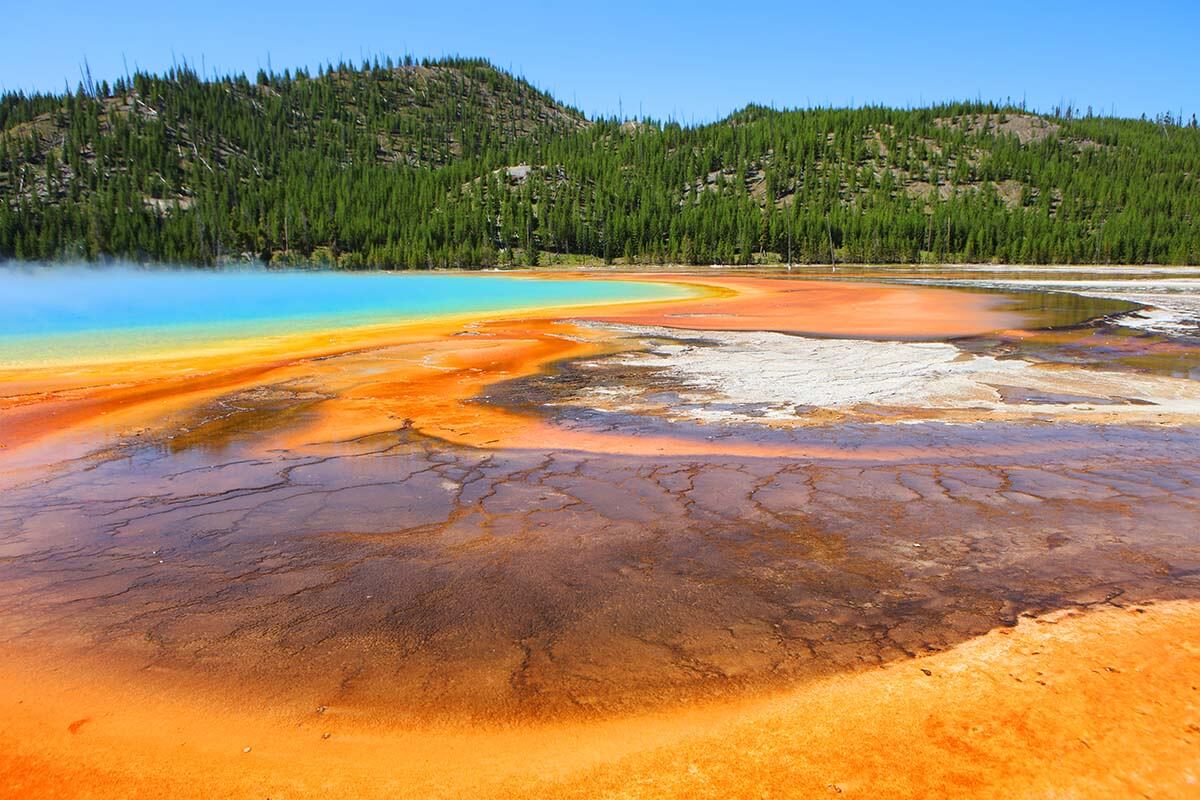 Grand Prismatic Spring in Yellowstone National Park