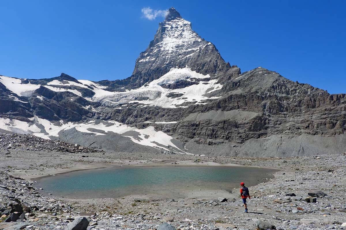 Hiking Matterhorn Glacier Trail with kids