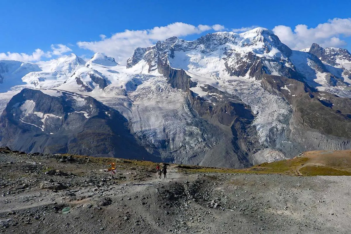 Hiking at Gornergrat in Zermatt