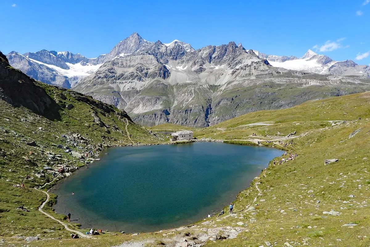 Schwarzsee lake in Zermatt Switzerland