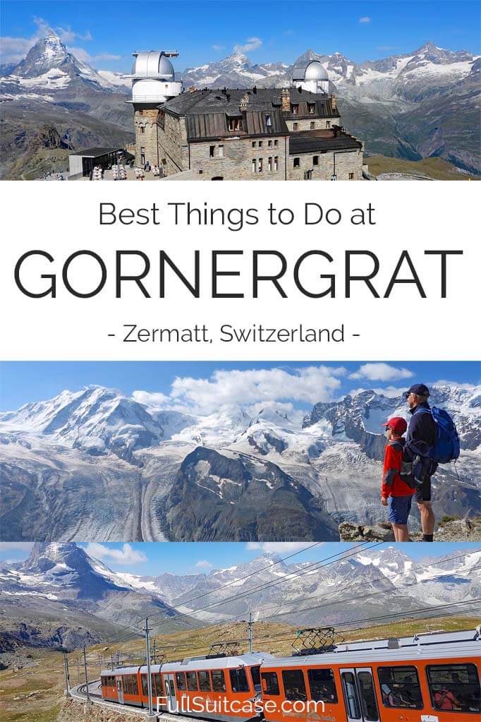 Things to do in Gornergrat near Zermatt, Switzerland