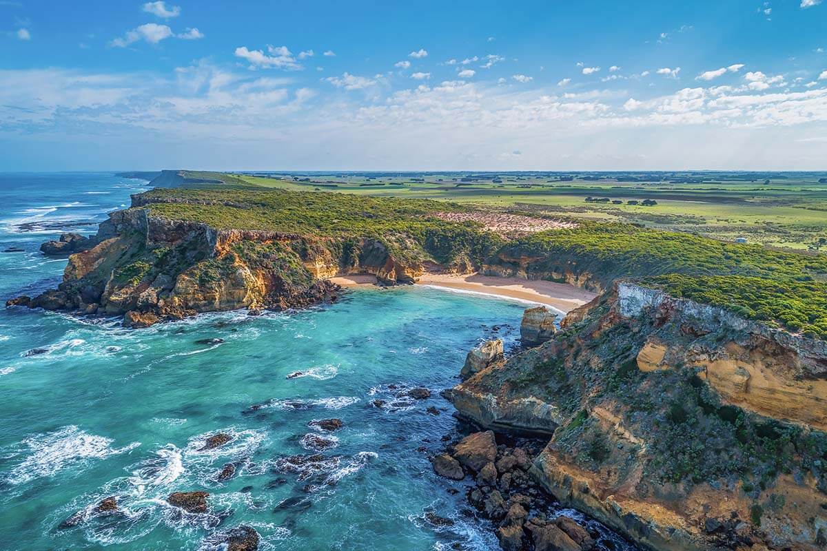 Childers Cove and beautiful coast near Warrnambool Australia