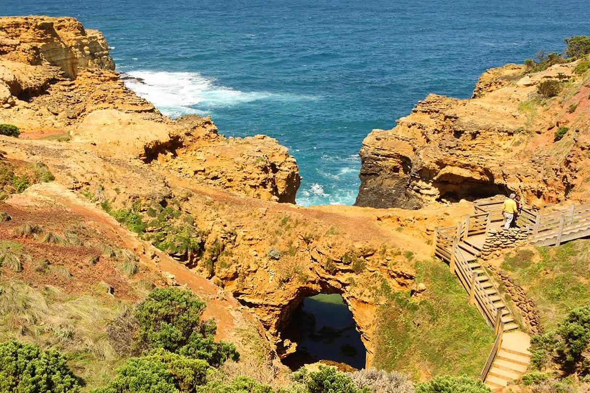 Stairs to the Grotto on the Great Ocean Road