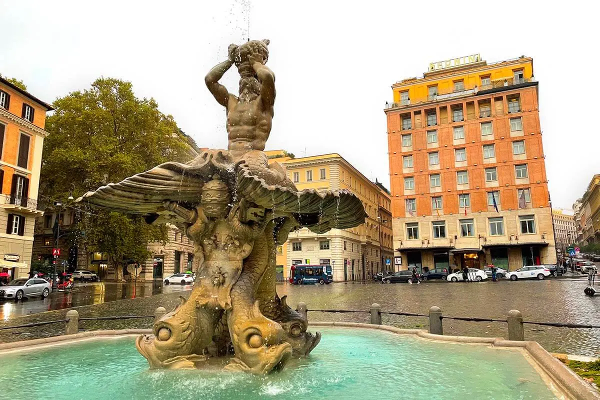 Piazza Barberini in Rome