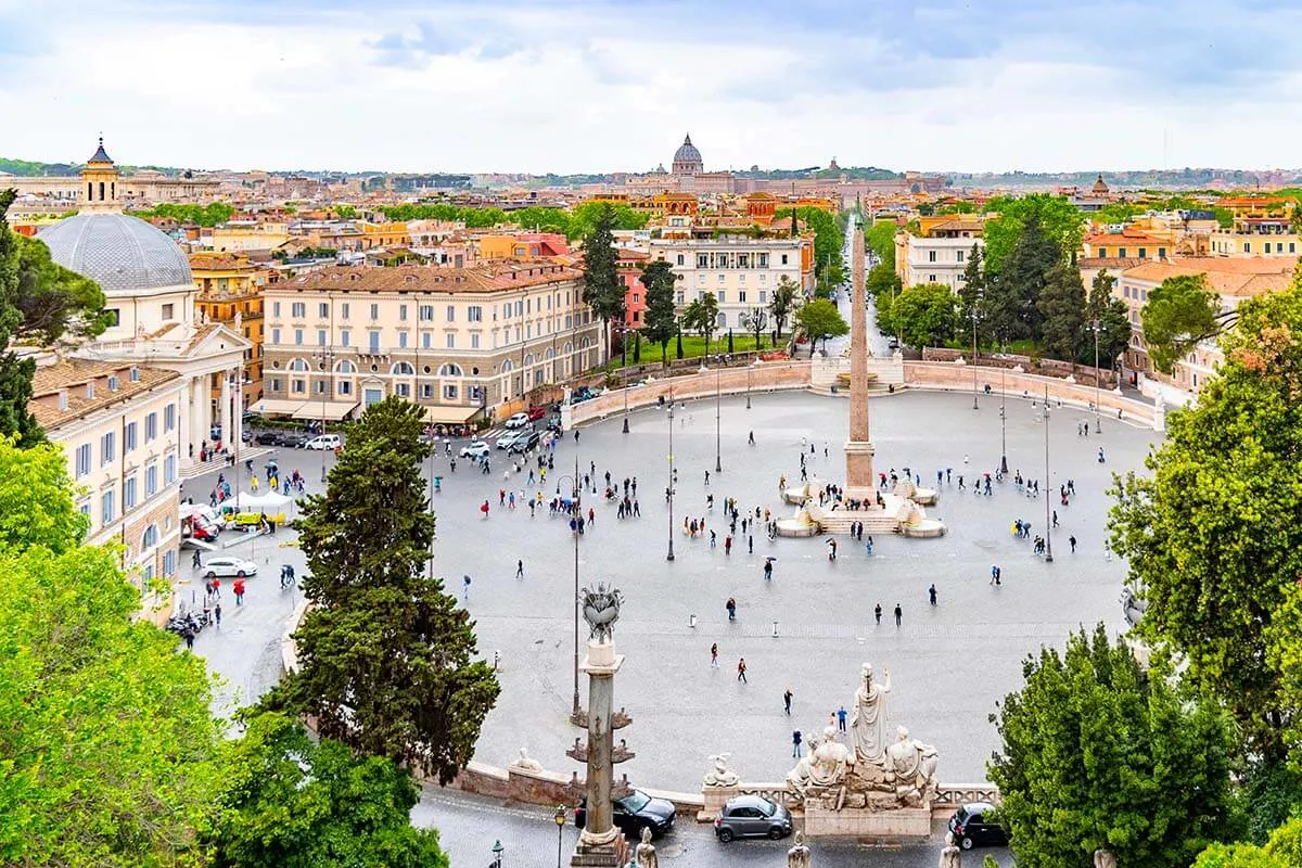 Piazza del Popolo in Rome