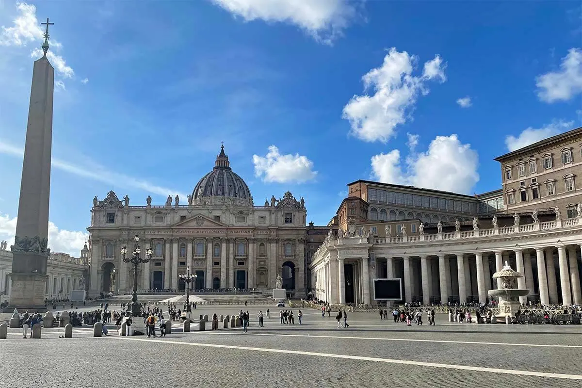 St Peter's Square at the Vatican