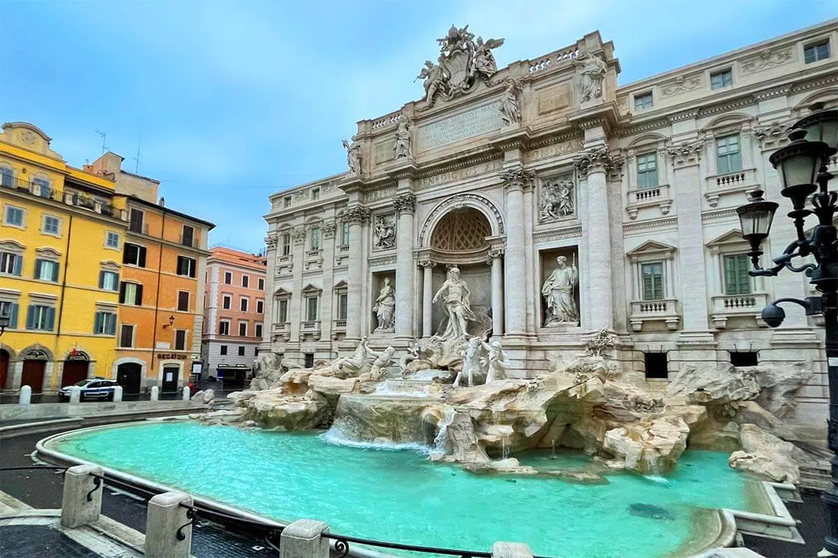 Trevi Fountain in Rome Italy