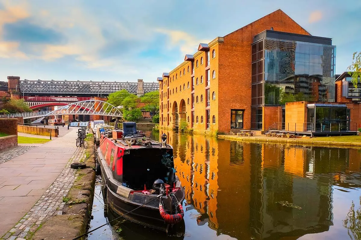 Castlefield neighborhood in Manchester England