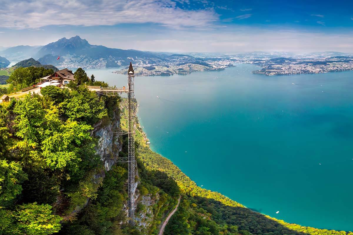 Hammetschwand Elevator at Burgenstock near Lucerne