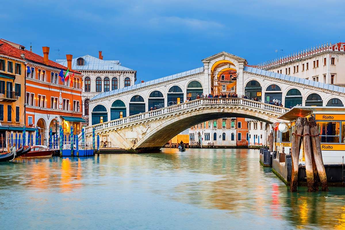 Rialto Bridge in Venice