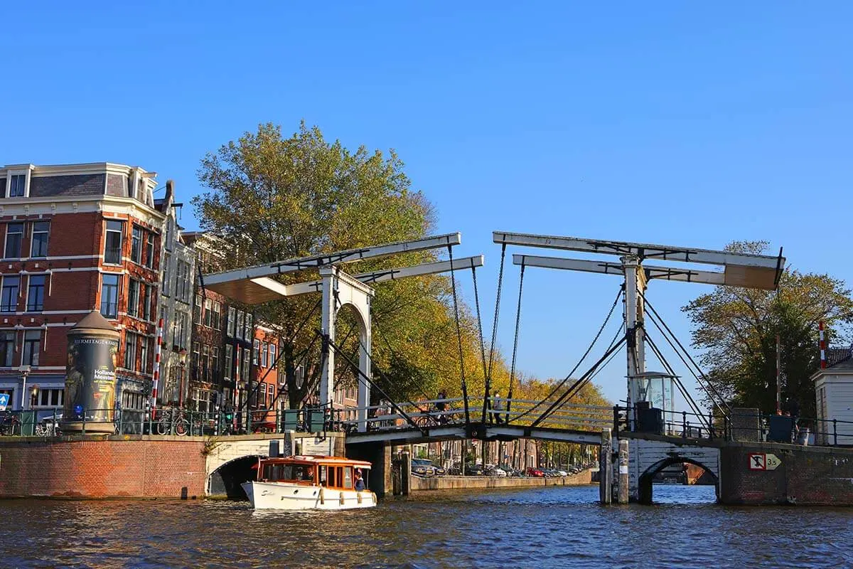 Scenery from Amsterdam canal cruise