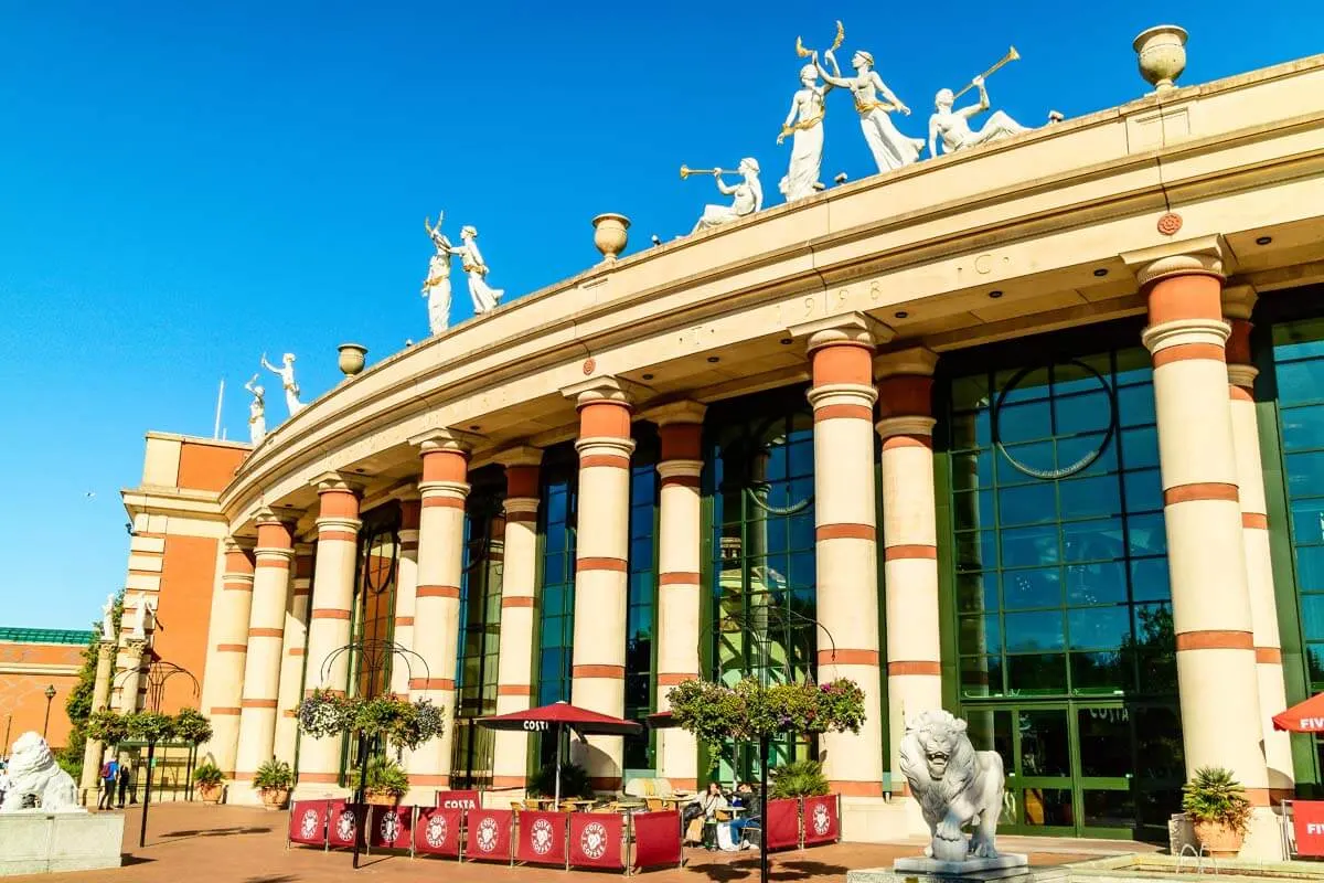 The Trafford Centre shopping mall in Manchester UK