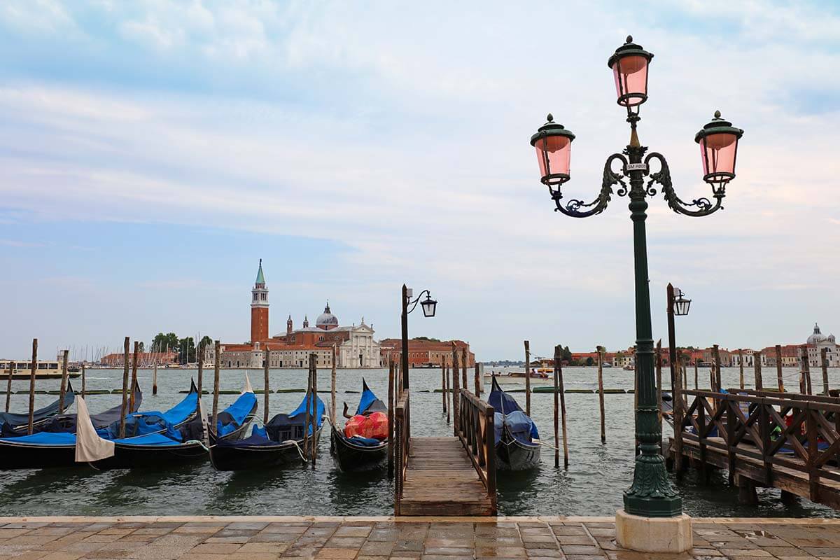 Venetian Lagoon as seen from Riva degli Schiavoni