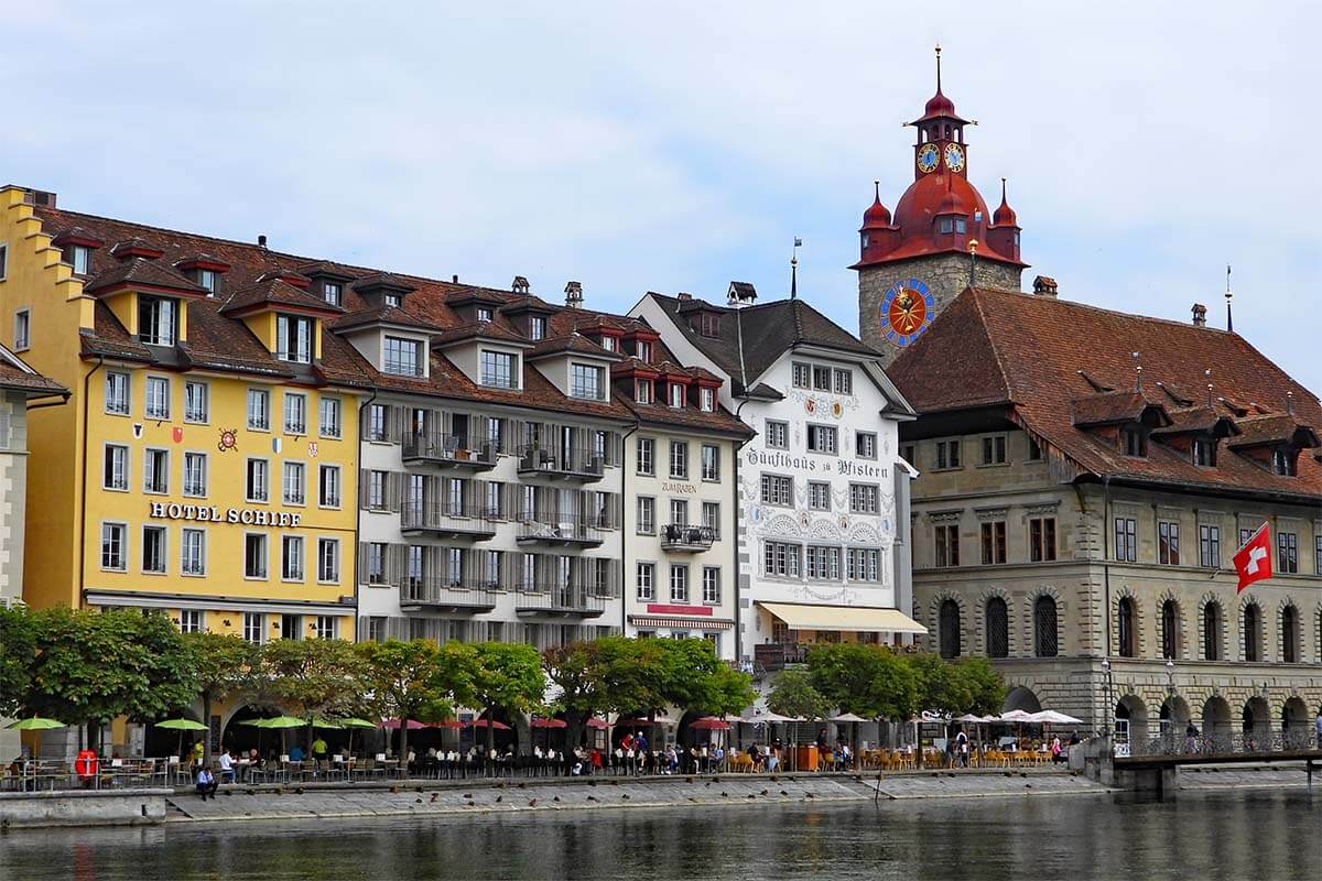 Lucerne Old Town riverside