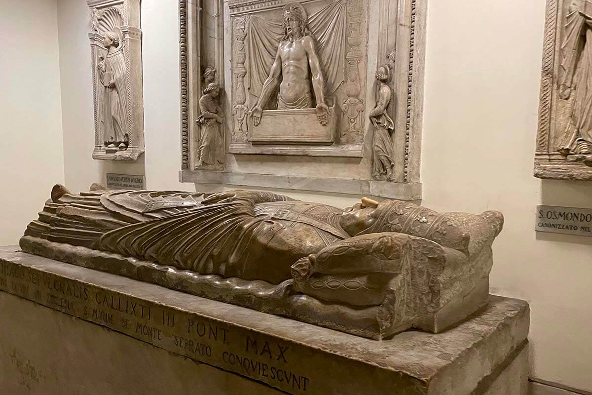 Papal Tombs at the Vatican Underground under St Peter's Basilica