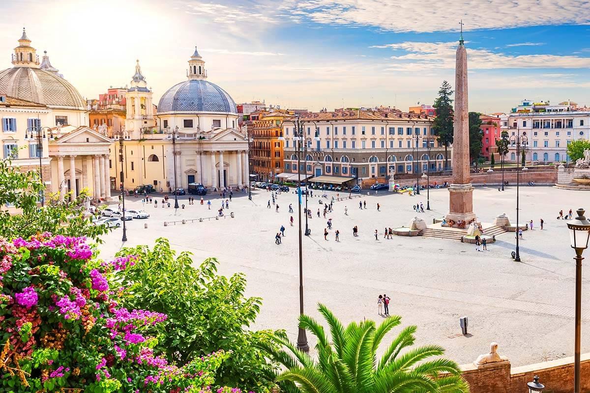 Piazza del Popolo in Rome