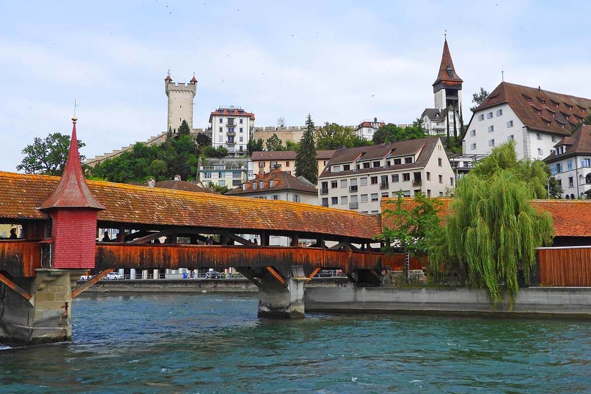 Spreuer Bridge in Lucerne Switzerland