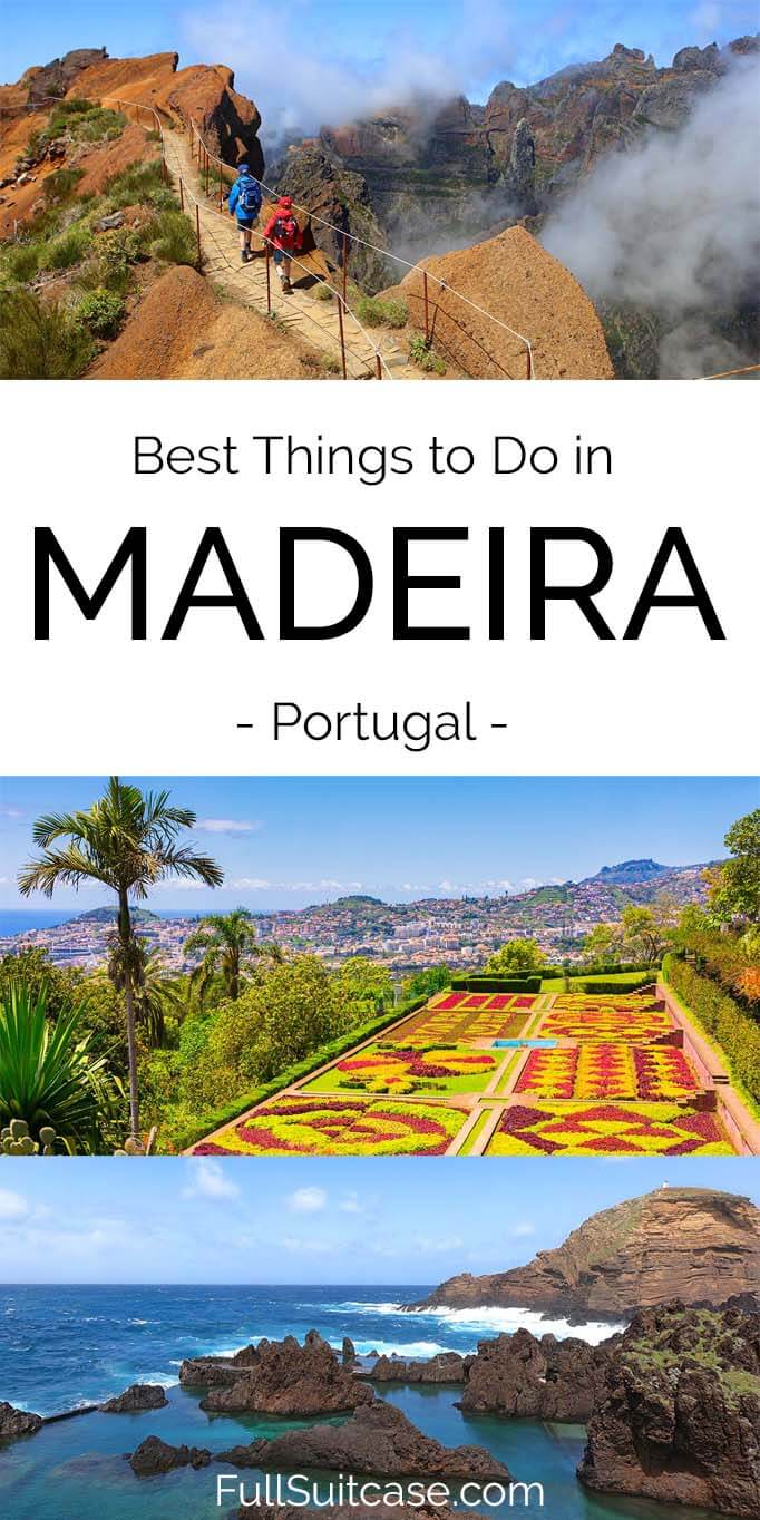 Best places to see and things to do in Madeira island in Portugal