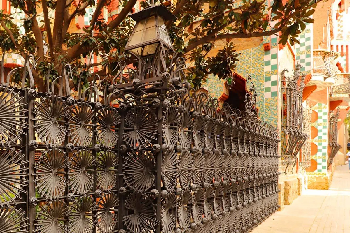 Casa Vicens gate - Gaudi Barcelona