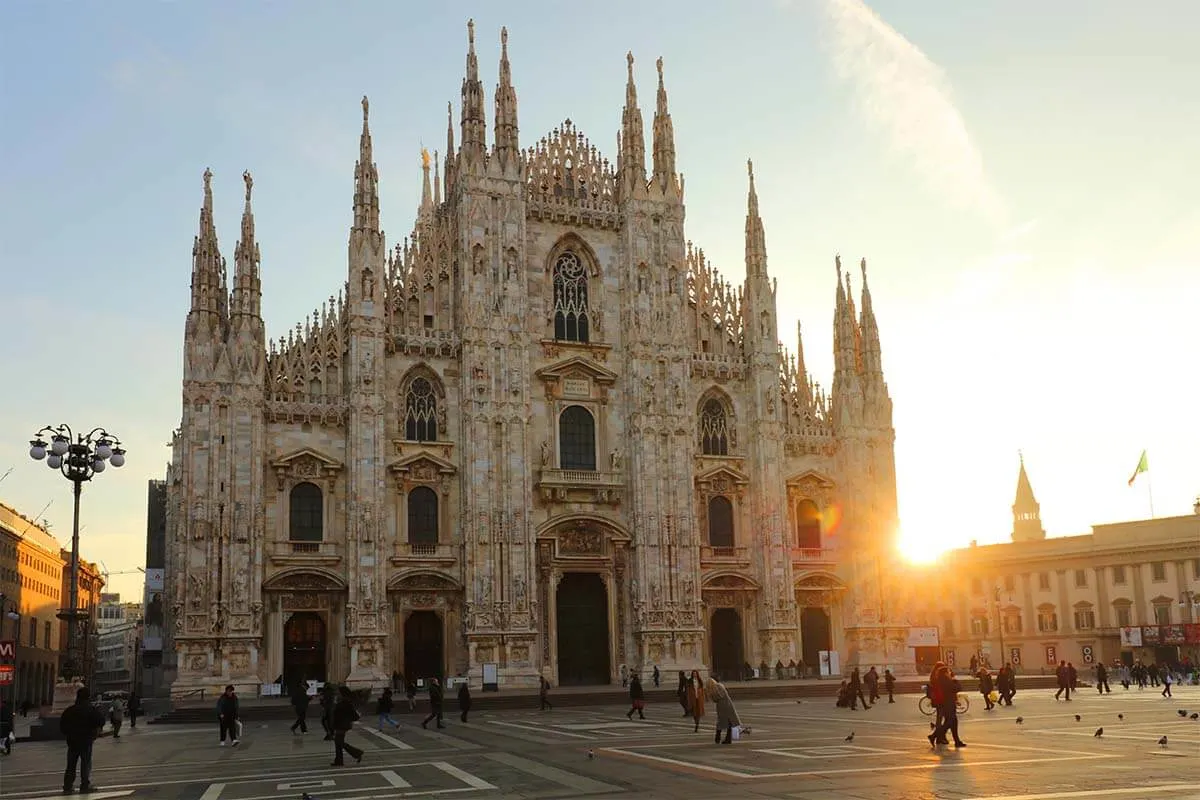 Duomo di Milano cathedral in Milan Italy